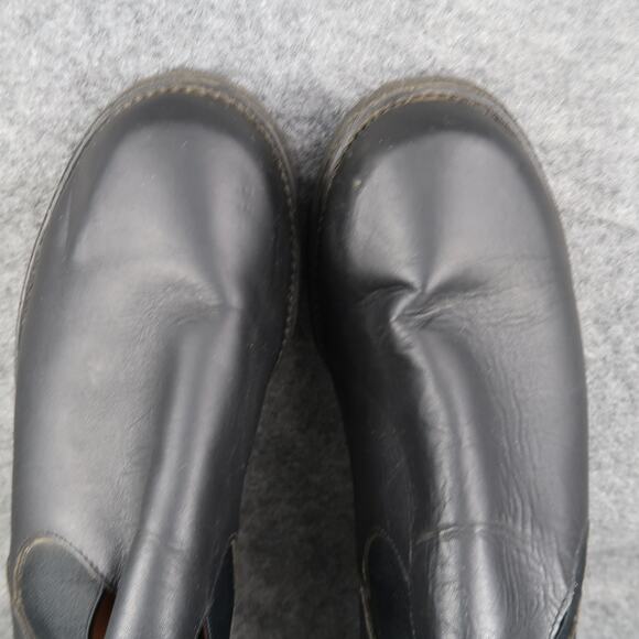 Work America Shoes Mens 10.5 EE Slip On Moc Low Boot Black Leather Eva Tech Sole main image 9